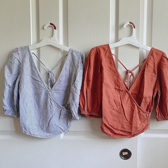 abercrombie & fitch smocked waist blouse - Picture 2 of 11